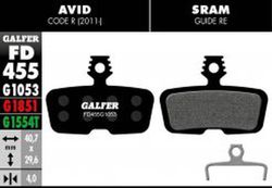 🛑 🛑 Pastillas de Freno Galfer Standard Avid Code R 2011 – Potencia y Control para tu MTB 🚴‍♂️🔥– Potencia y Control para tu MTB 🚴‍♂️🔥