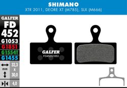 🛑 Pastillas de Freno Galfer Standard para Shimano XTR, XT, Deore XT 785 y SLX 🚴‍♂️🔥