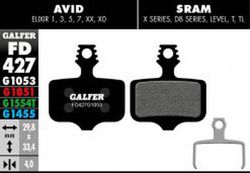 🛑 Pastillas de Freno Galfer Standard para Avid/SRAM Elixir, DB, Level T, T y TL 🚴‍♂️🔥