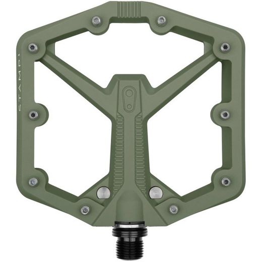 PEDAL CRANKBROTHERS STAMP 1 GEN 2 VERDE PEQUEÑO