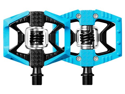 Pedales Crank Brothers Double Shot 2 AZUL CLARO Y NEGRO / PRIMAVERA NEGRA