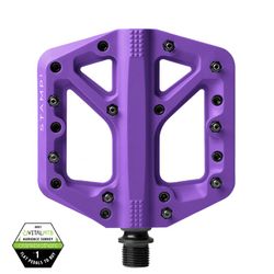 Pedales Crankbrothers Plataforma Stamp 1 Pequeños Lila | Ligereza, estilo y agarre para cada aventura
