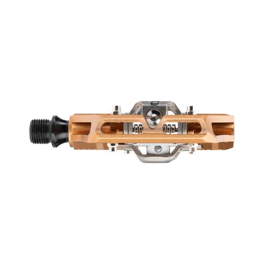 Pedales Leatt Gravity 6.0 Clip-In 110x88mm Frost Bronce – Control, Potencia y Agarre Total en Descensos ⚡