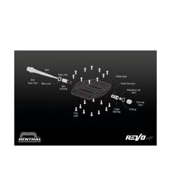 🚴‍♂️ PEDALES RENTHAL REVO-F DORADOS – Máximo Agarre y Estilo Premium ✨🔥