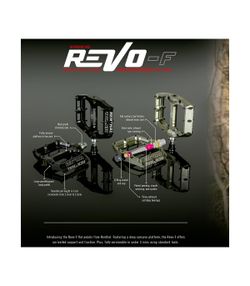 🚴‍♂️ PEDALES RENTHAL REVO-F NEGROS – Control Total y Resistencia Extrema 🖤🔥