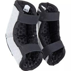 🛡️🌸 Coderas Fox Titan Peewee M/L Negro/Plata – Protección Ligera para Pequeños Aventureros