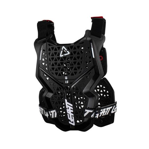 Peto Leatt 1.5 Negro – Protección Básica y Confort para Riders Principiantes y de Nivel Intermedio