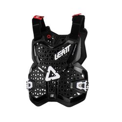 Peto Leatt 1.5 Negro – Protección Básica y Confort para Riders Principiantes y de Nivel Intermedio