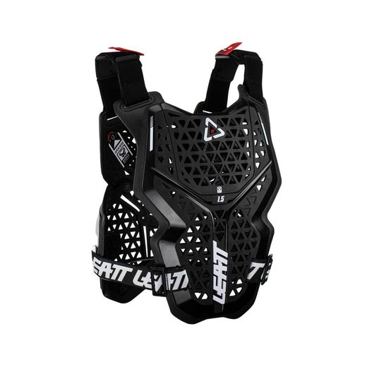 Peto Leatt 1.5 Negro – Protección Básica y Confort para Riders Principiantes y de Nivel Intermedio