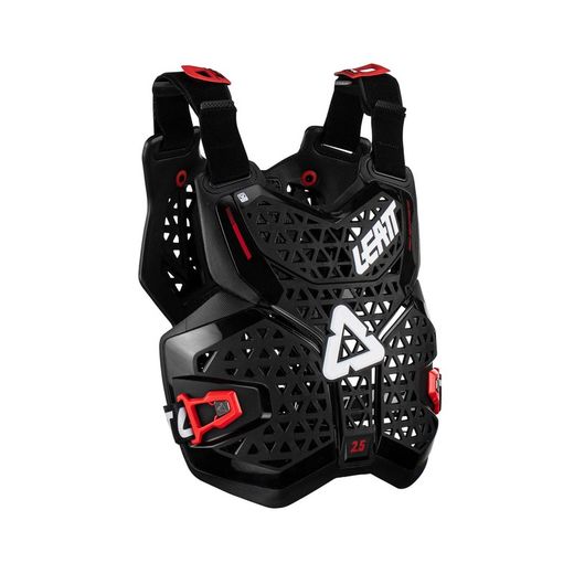 Peto Leatt 2.5 Negro – Protección Avanzada, Confort y Estilo para Riders de Nivel Intermedio