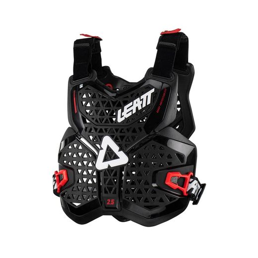 Peto Leatt 2.5 Negro – Protección Avanzada, Confort y Estilo para Riders de Nivel Intermedio