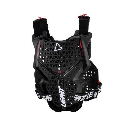 Peto Leatt 2.5 Negro – Protección Avanzada, Confort y Estilo para Riders de Nivel Intermedio