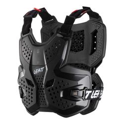 Peto Leatt 3.5 Negro – Protección Avanzada, Estilo Puro y Comodidad Total para Riders