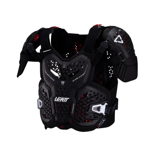 Peto Leatt 4.5 Pro Evo Negro - Protección Avanzada y Rendimiento de Alto Nivel para Riders Exigentes