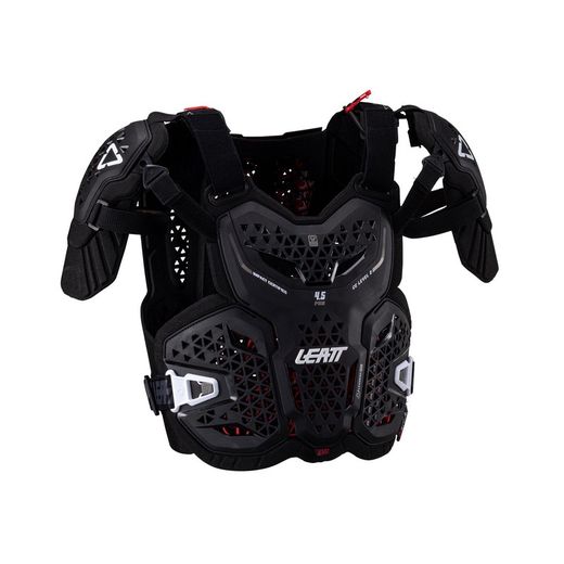 Peto Leatt 4.5 Pro Evo Negro - Protección Avanzada y Rendimiento de Alto Nivel para Riders Exigentes