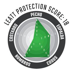 Peto Leatt Protección Infantil Integral 4.5 Jr Negro