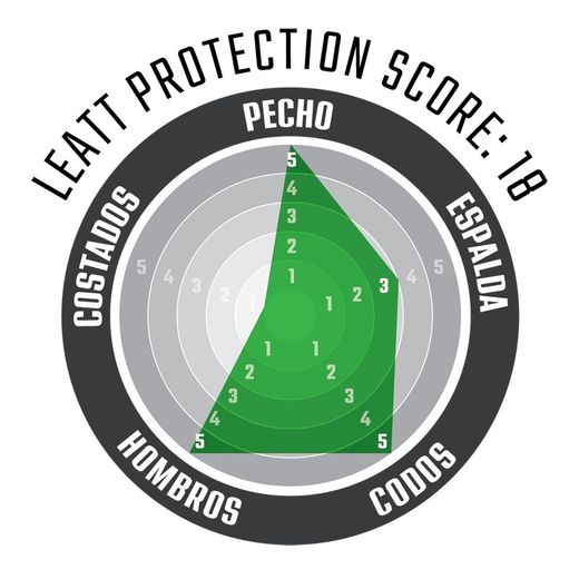Peto Leatt Protección Infantil Integral 4.5 Jr Negro