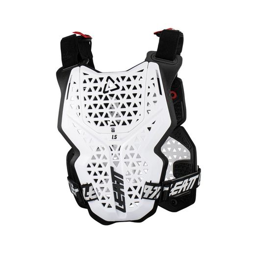 Peto Leatt 1.5 Blanco – Protección Eficaz, Comodidad y Estilo para Riders de Nivel Básico e Intermedio