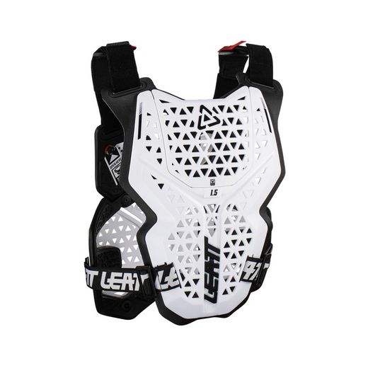 Peto Leatt 1.5 Blanco – Protección Eficaz, Comodidad y Estilo para Riders de Nivel Básico e Intermedio