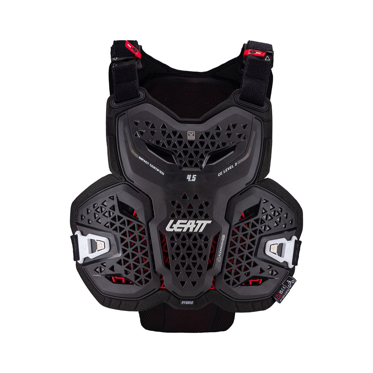 🛡️ Peto Leatt 4.5 Hybrid #S/M (160–172 cm) – Black | Protección Premium para Riders 🏁 L/XL