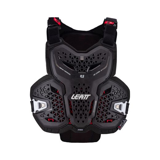 🛡️ Peto Leatt 4.5 Hybrid #S/M (160–172 cm) – Black | Protección Premium para Riders 🏁