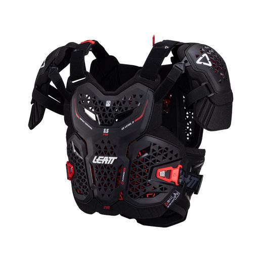 🛡️ Peto Leatt 5.5 Pro Evo Negro | Protección Máxima para Riders de Alto Nivel ⚫🔥