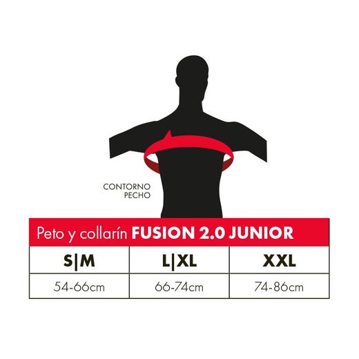 🛡️🚵‍♂️💥 Peto y Collarín Leatt Fusión 2.0 Jr Negro – Protección Total para Jóvenes Atletas
