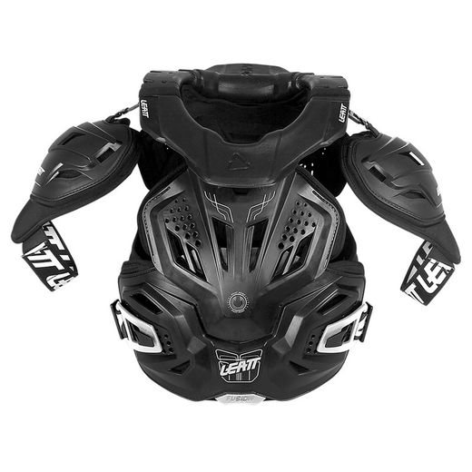 🛡️⚫ Peto y Collarín Leatt Fusion 3.0 Negro – Protección Total para Atletas de Alto Rendimiento 🚵‍♂️🔥