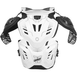 🛡️⚪ Peto y Collarín Leatt Fusion 3.0 Blanco – Protección de Alto Rendimiento con Estilo Inigualable 🚵‍♂️🔥