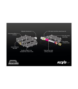 🚵‍♂️ PINS PARA PEDALES RENTHAL REVO-F – Agarre Máximo y Control Total 🔩🔥