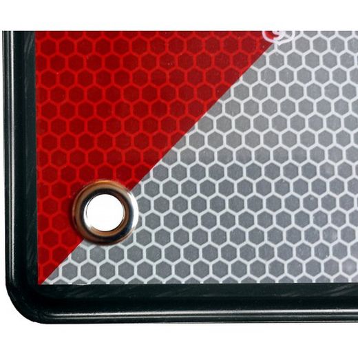 Placa V20 ABS Señalización de carga saliente