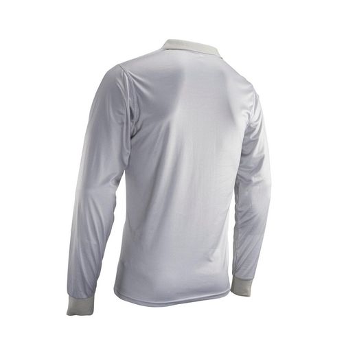 Polo Manga Larga Leatt Team Steel: Comodidad y Estilo para el Aficionado al Deportenn