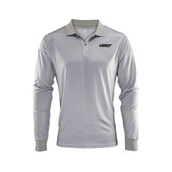 Polo Manga Larga Leatt Team Steel: Comodidad y Estilo para el Aficionado al Deportenn