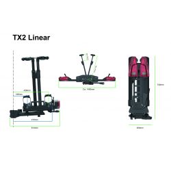 Portabicicletas Spinder TX2 LED 2026 (2 unidades de bicicletas eléctricas)