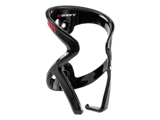 Portabidón Onoff Wing Negro/Rojo: Diseño Ligero y Resistente para tu Bicicleta Negro/Rojo