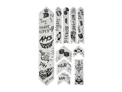 Protector de Chasis AMS Adicional en Forma de Panal - HELL GANG (Negro)