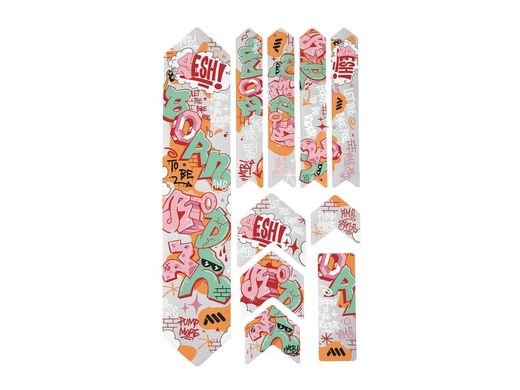 Protector de Cuadro AMS Honeycomb Extra - NACIDO PARA SER PILOTO (Rojo)