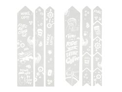 Protector de Cuadro AMS para Gravel y Carretera - Edición CAFÉ Color Blanco