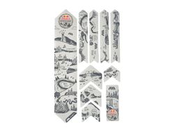 Protector de Cuadro Hardline Adicional AMS X Red Bull - Gris Oscuro