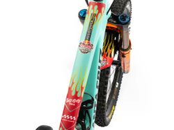 Protector de Cuadro MTB AMS x Red Bull Rampage Frame Guard Extra Freeride Flames 🚵‍♂️