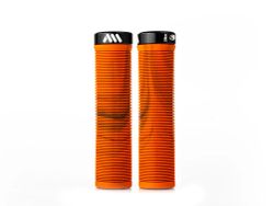 🧡🚵‍♂️ Puños AMS Barcode – Camuflaje Naranja  | Máximo agarre con estilo explosivo