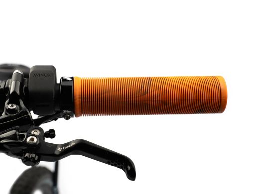 🧡🚵‍♂️ Puños AMS Barcode – Camuflaje Naranja  | Máximo agarre con estilo explosivo