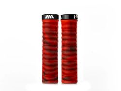 🔴🚵‍♂️ Puños AMS Barcode – Camuflaje Rojo  | Agarre potente y estilo racing