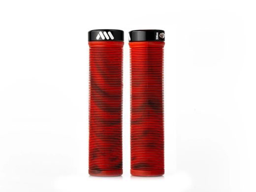 🔴🚵‍♂️ Puños AMS Barcode – Camuflaje Rojo  | Agarre potente y estilo racing