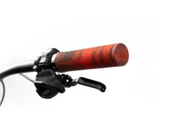 🔴🚵‍♂️ Puños AMS Barcode – Camuflaje Rojo  | Agarre potente y estilo racing