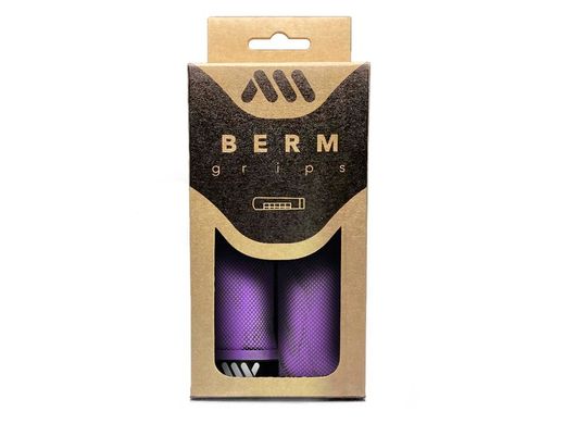 Puños AMS Berm - Camuflaje Morado: Estilo y Rendimiento para tu Bicicleta