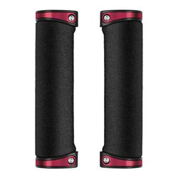 Puños CrankBrothers Cobalt Negro/Rojo
