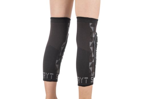 🛡️ Rodilleras Niño Flow Arlecchino Gris / Negro 🩶🖤 | Protección Infantil MTB, Trail y Enduro 🚵‍♂️🔥