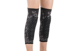 🛡️ Rodilleras Niño Flow Arlecchino Gris / Negro 🩶🖤 | Protección Infantil MTB, Trail y Enduro 🚵‍♂️🔥