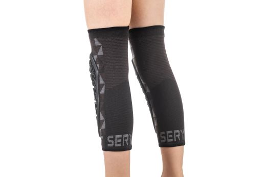 🛡️ Rodilleras Niño Flow Arlecchino Gris / Negro 🩶🖤 | Protección Infantil MTB, Trail y Enduro 🚵‍♂️🔥